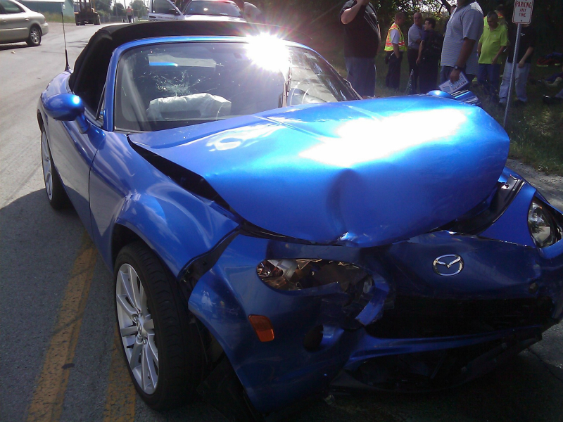 Wypadek samochodowy - historia szkód
